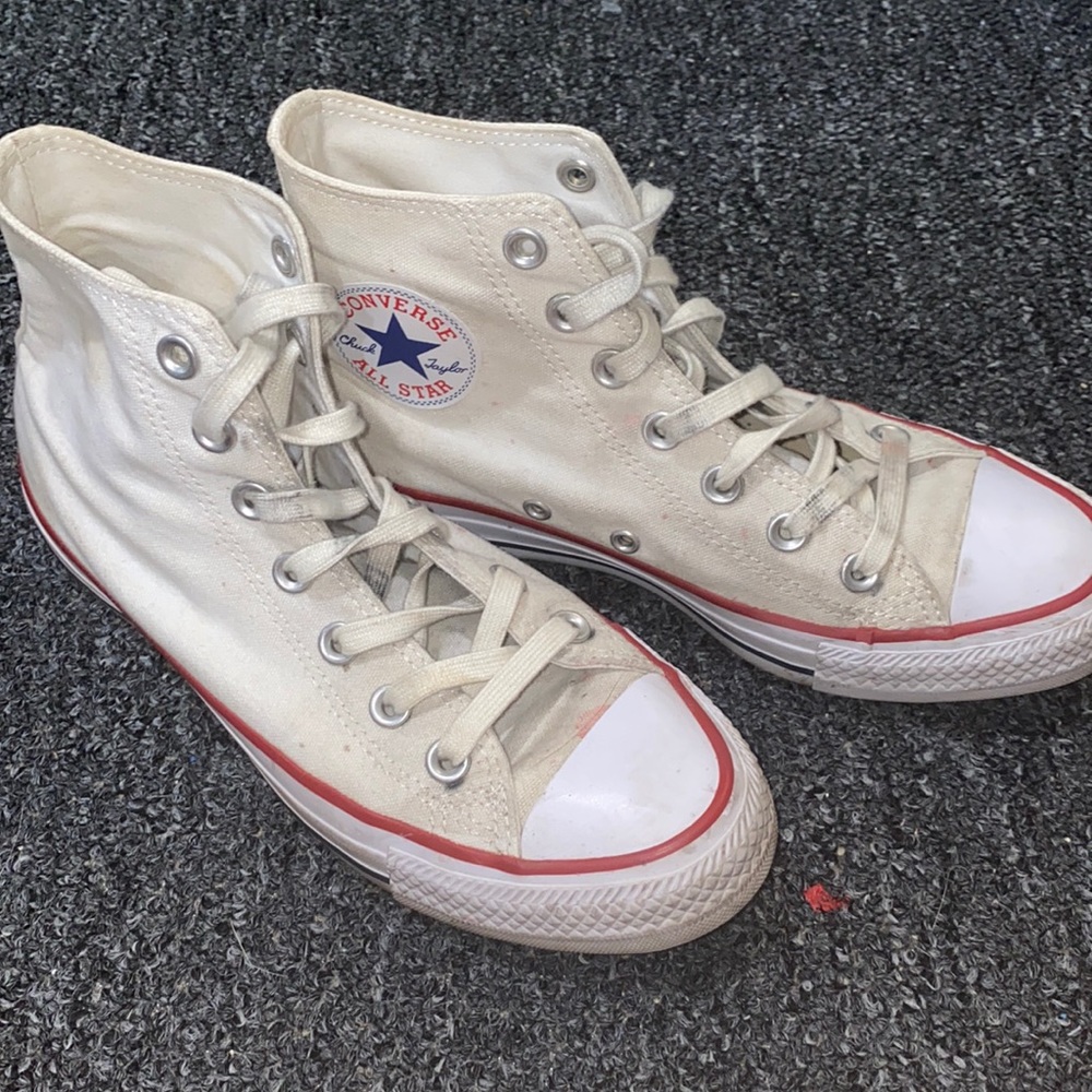High Top White Converse